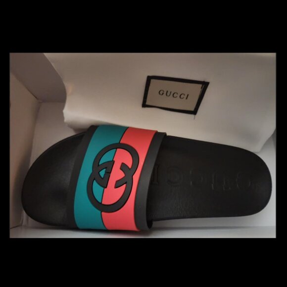Gucci Slides (GG) - new in box - Picture 4 of 8
